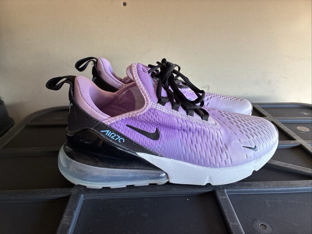 Nike Air Max 270 Lilac Purple Blue Athletic Shoes Women’s Size 8 DZ5206-500